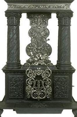 колонная печь