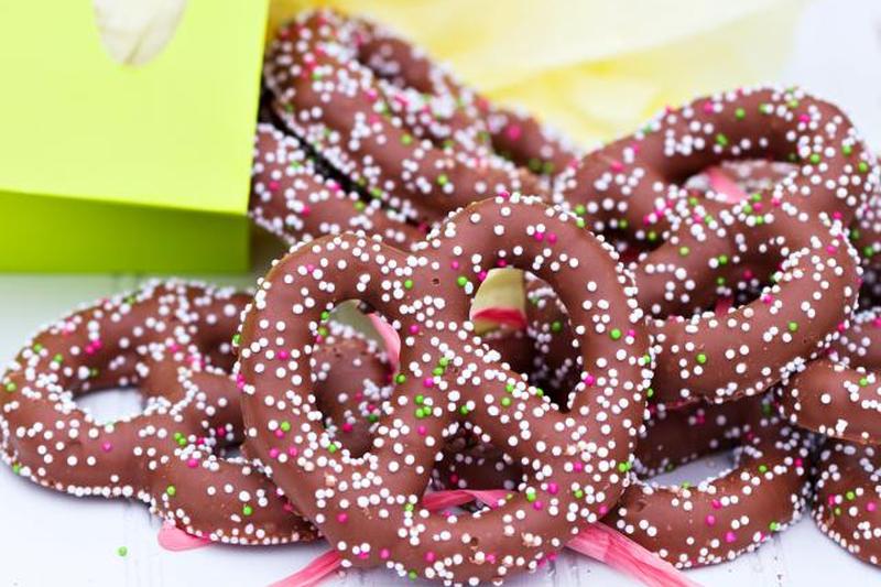 Крендели в шоколаде 