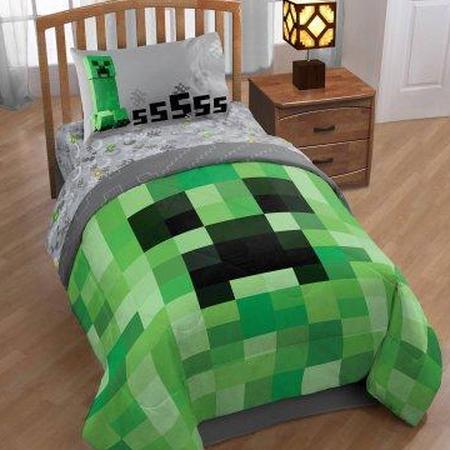 Комплект кровати Minecraft с бонусной сумкой