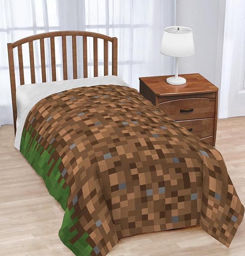 Шелковое одеяло Mojang Minecraft Grass