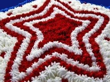 Патриотическая звезда;  © Донна Смит, Dreamstime.com