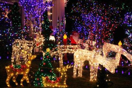 Новогодний газон в стиле хай-тек