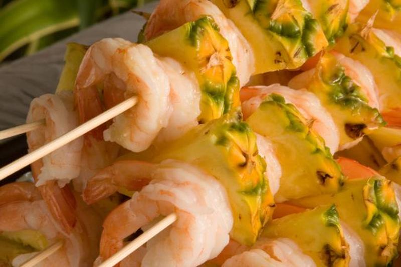 Кебоб из креветок