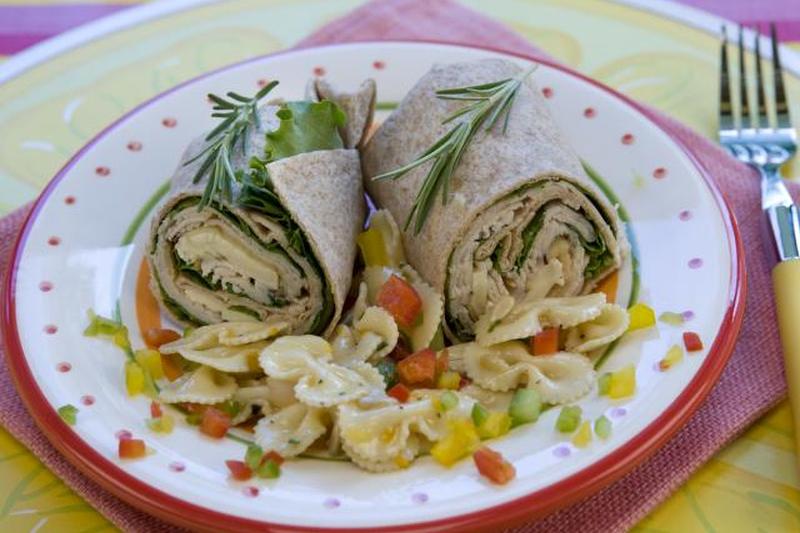 бутерброд с индейкой и клюквой