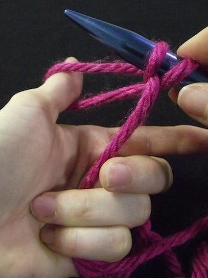 Шаг пятый наброска для вязания