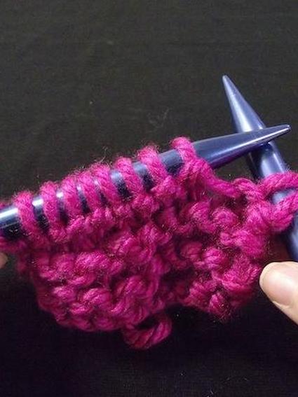 Шаг первый обвязки для вязания