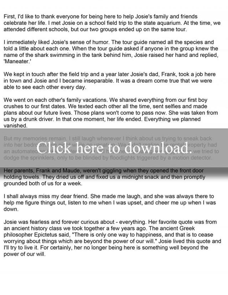 Длинный панегирик дорогому другу