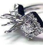 Полу-крепление для центрального алмаза