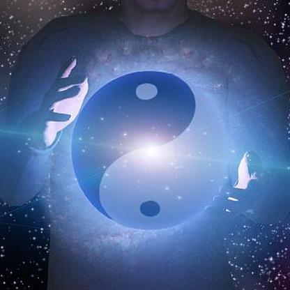 Человек со звездой Инь Ян