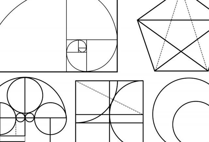Многие композиции с золотым сечением