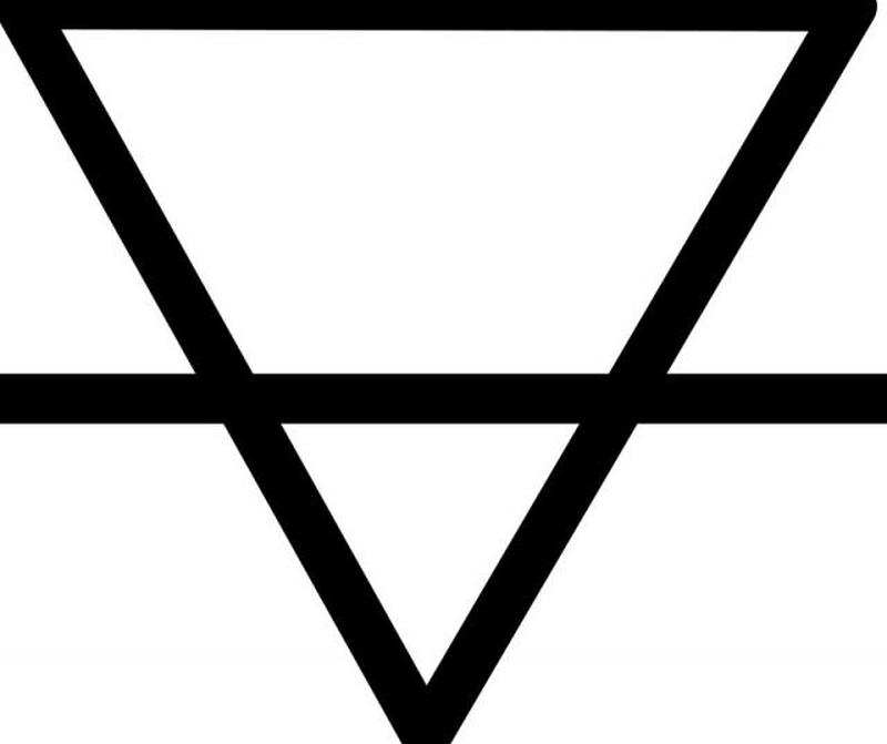 треугольный знак земли