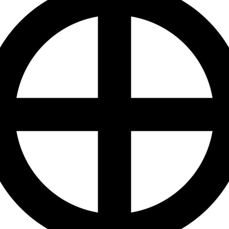 Круг с крестом