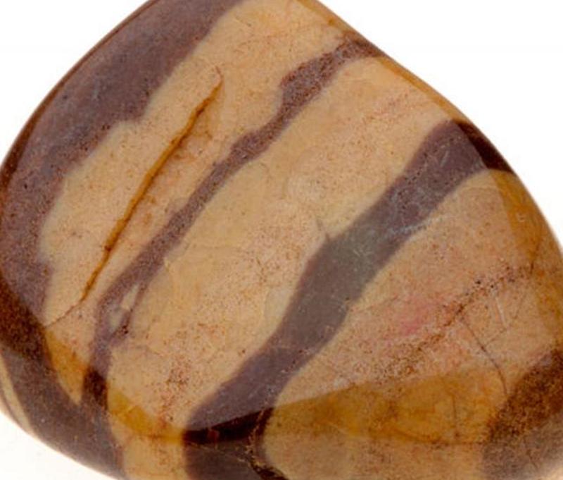 Полосатая желтая яшма