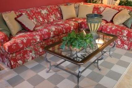 Ковровая плитка в шахматном порядке