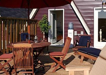 Терраса на крыше коттеджа