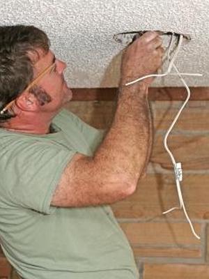 Установка освещения