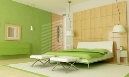 Зеленая спальня