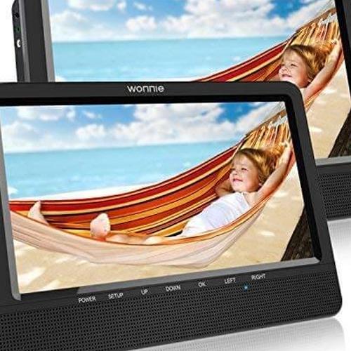 WONNIE DVD-плеер с двумя экранами