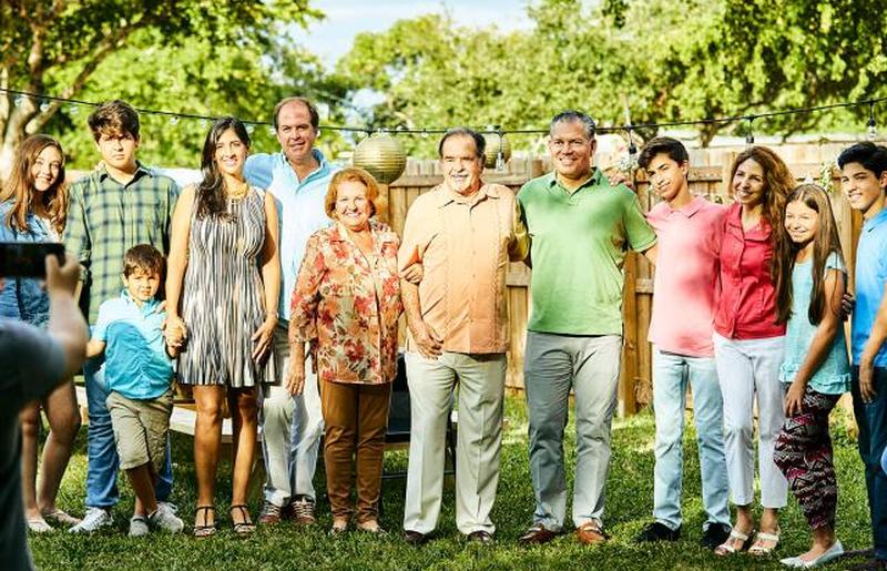 семья из нескольких поколений