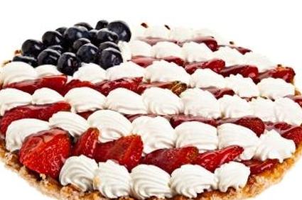 Фруктовая пицца на День Независимости