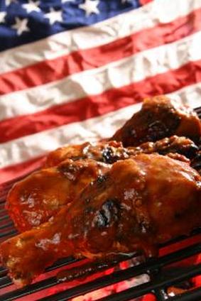Курица на гриле на Четвертое июля