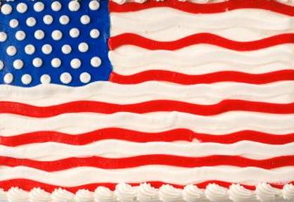 Торт с флагом