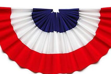 Красно-бело-синяя овсянка