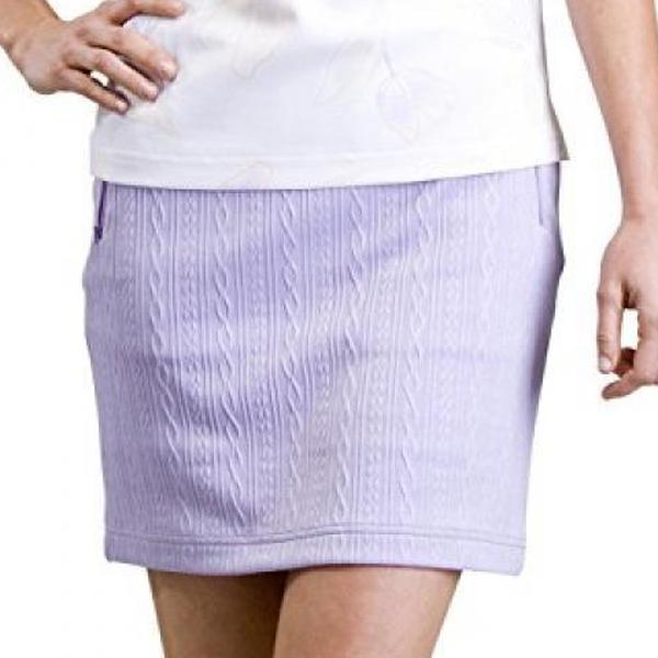 Вязаные шорты без застежек Monterey Club Ladies Cable Texture № 2844 (светло-лавандовые, большие)