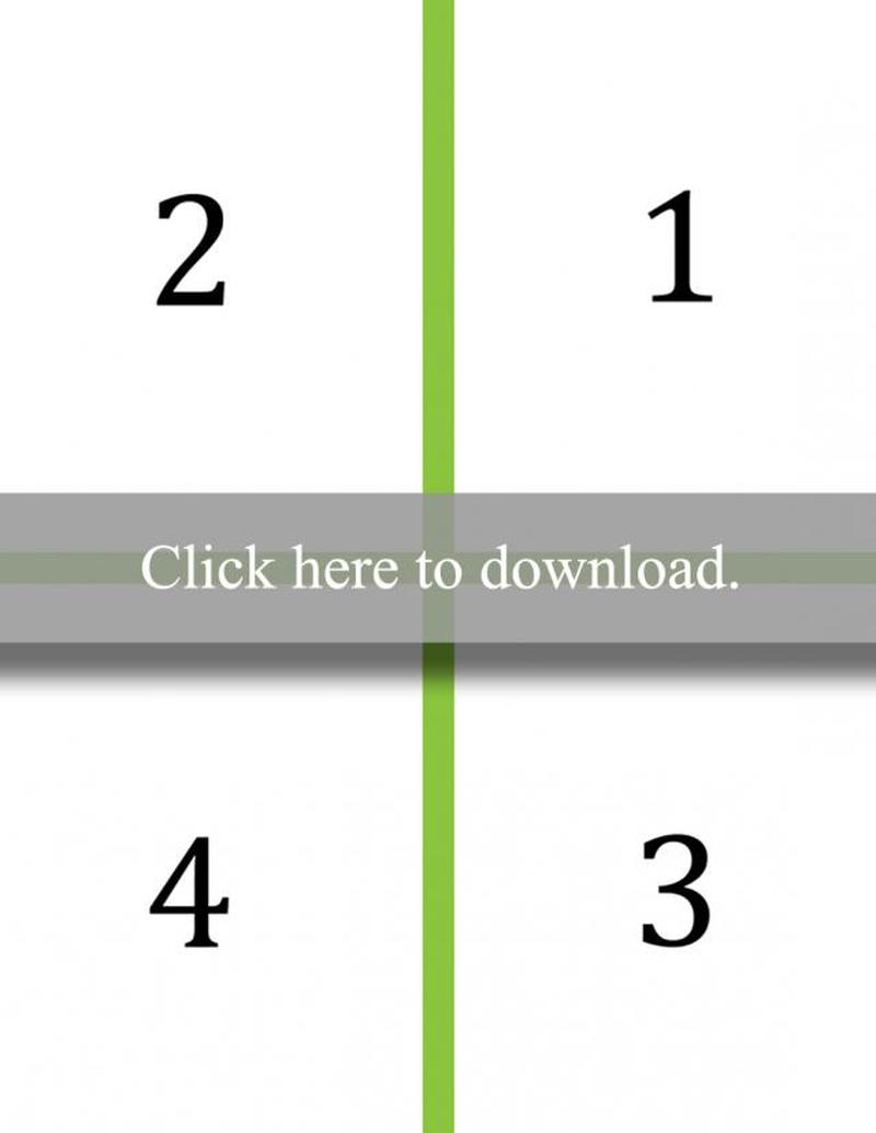 Оборотная сторона карточек с умножением