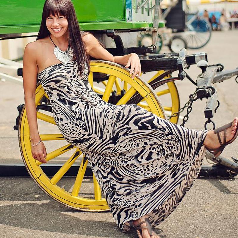 Юбка макси и босоножки