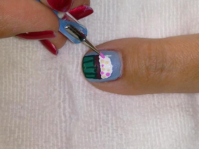 добавление посыпки