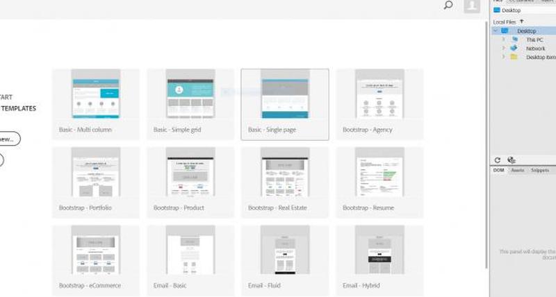 Шаблоны Adobe Dreamweaver