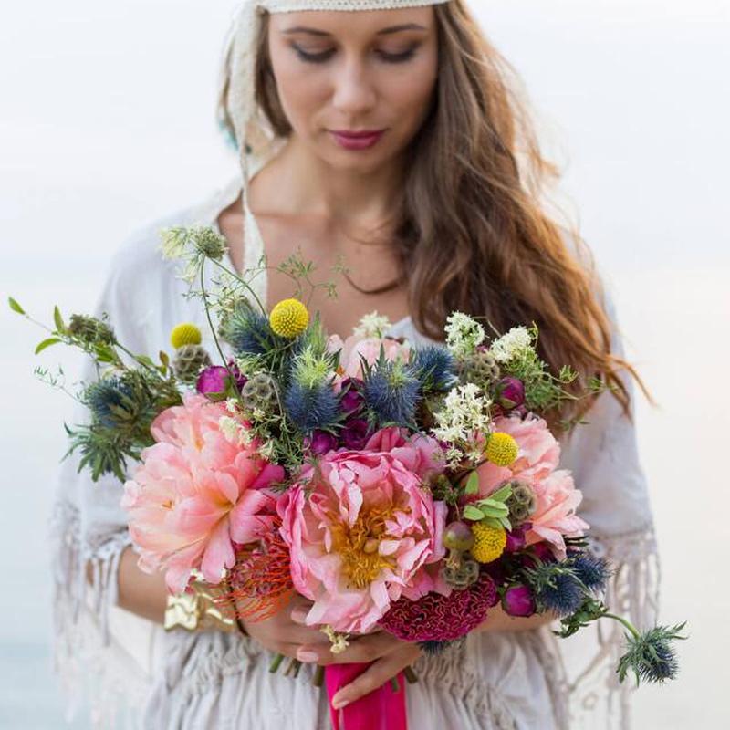 Кружевная повязка в стиле бохо